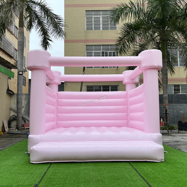 Bounce House Pastel Pink Elevate Party Rentals
